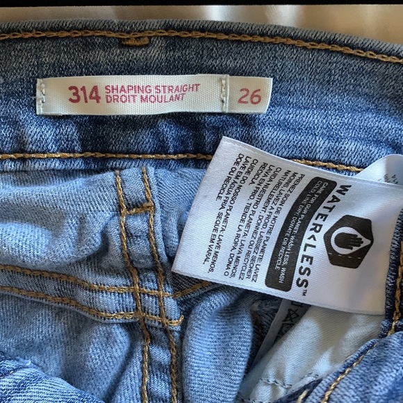 Levi’s womens 314 shaping straight jeans - Picture 5 of 8